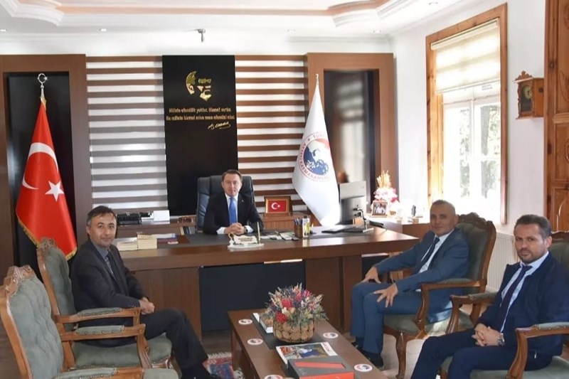 Alanya Alaaddin Keykubat Üniversitesi Genel Sekreteri ve Akseki Meslek Yüksekokulu Müdürü'nün Akseki Kaymakamlığı'na Ziyareti